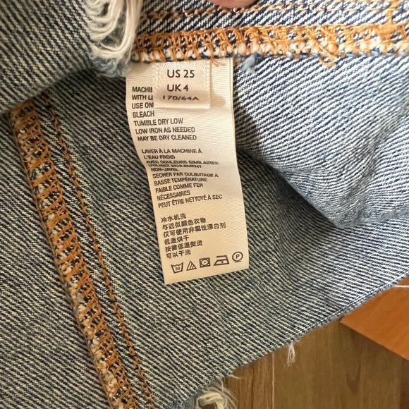 Free People Denim Skirt 25 - Picture 8 of 8